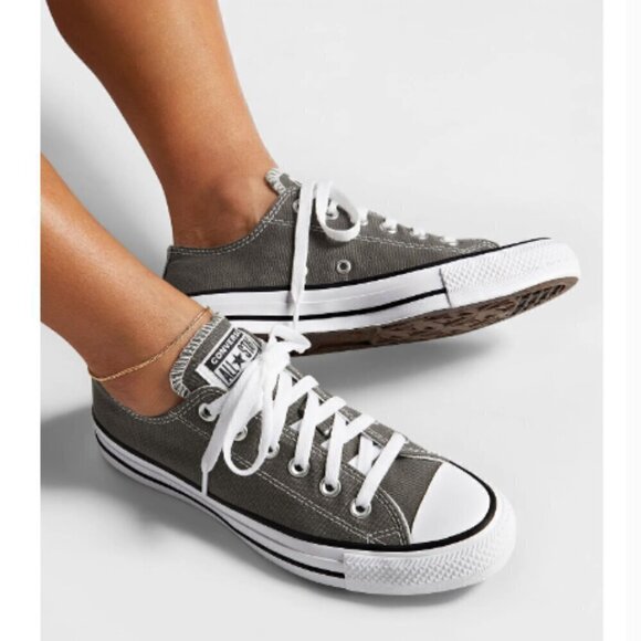 Converse Gray Chuck Taylor All Star Low - 4.5US, Unisex 🇺🇸 - Picture 1 of 11